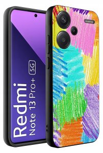 ETUI do Xiaomi Redmi Note 13 Pro+ Plus WZORY |SILIKONOWE MATT CASE 2
