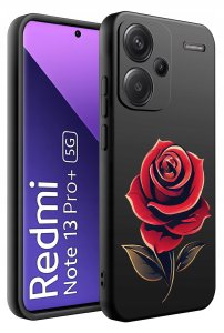 krainaGSM ETUI do Xiaomi Redmi Note 13 Pro+ Plus WZORY SILIKONOWE MATT CASE 2