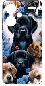 ETUI do Xiaomi Redmi Note 13 Pro+ Plus WZORY |SILIKONOWE MATT CASE 3