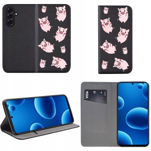 Etui do Samsung S25 FE MAGNET WZORY CASE + SZKŁO 9H 2