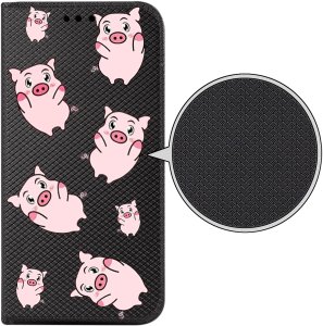 Etui do Samsung S25 FE MAGNET WZORY CASE + SZKŁO 9H 5