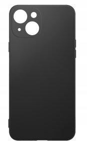 ZESTAW Etui do iPhone 13 Mini | Matowe Czarne Silikon Slim + 2 SZTUKI SZKŁO 7