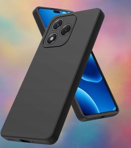krainaGSM ZESTAW Etui do Honor 400 Lite | Matowe Czarne Silikon Slim + 2 SZTUKI SZKŁO 2