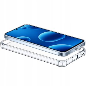 krainaGSM Etui PANCERNE Wzmacniane do Samsung S25 FE ANTI-SHOCK CLEAR CASE 4