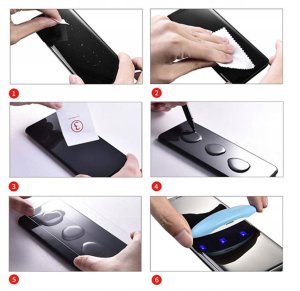 Szkło UV FULL GLUE 5D do Motorola Edge 60 | 60 Fusion | 60 Pro 4