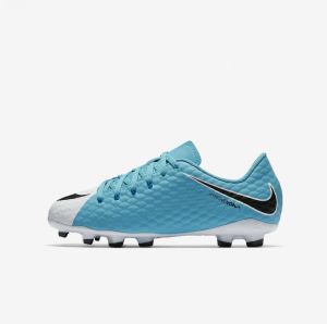 Nike Buty piłkarskie Jr Hypervenom Phelon III FG niebieskie r. 38 (852595 104) 2