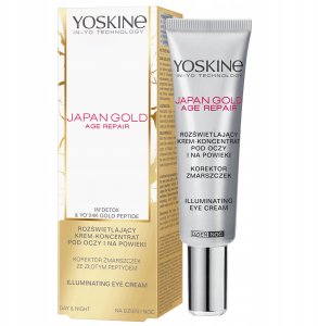 Yoskine , Japan Gold, Illuminating, Day & Night, Eye Cream, 15 ml For Women 5