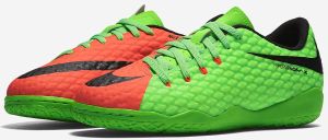 Nike Buty piłkarskie Jr Hypervenom Phelon III IC pomarańczowo-zielone r. 36 (852600 308) 4
