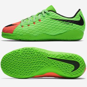 Nike Buty piłkarskie Jr Hypervenom Phelon III IC pomarańczowo-zielone r. 36 (852600 308) 6