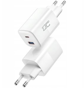 Ładowarka sieciowa 30W GaN USB-C PD + USB 3A LTC 2