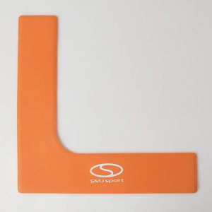 Płaskie znaczniki pola - narożniki 25x25 cm 4 szt. jaskrawe pomarańczowe SMJ sport ZPN-O 3