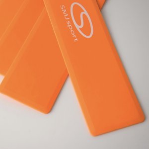 Płaskie znaczniki pola - narożniki 25x25 cm 4 szt. jaskrawe pomarańczowe SMJ sport ZPN-O 5