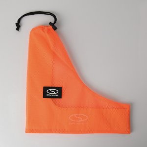 Płaskie znaczniki pola - narożniki 25x25 cm 4 szt. jaskrawe pomarańczowe SMJ sport ZPN-O 6