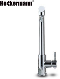 Bateria kuchenna Heckermann SZ-888 Srebrna Kran do zlewu z wyciąganą wylewką 12