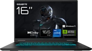 GIGABYTE Gaming A16 CMHI2DE894SH, Black Steel Gaming Laptop, Core i7-13620H, RTX 4050 6