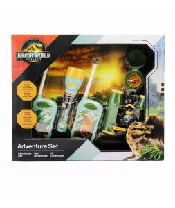 Zestaw 4w1 2 Krótkofalówka Latarka Lornetka Kompas Dla Dzieci Jurassic Park / 24205 3