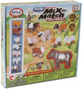 MALIK Zestaw Malblo Magnetic Mini Zwierzęta z gospodarstwa 10