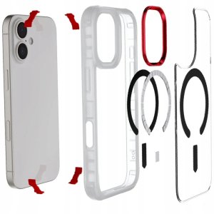 Etui Ghostek Covert MagSafe do iPhone 17 przezroczysty 5