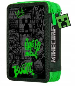 Piórnik Szkolny Dla Dzieci Dziecka Do Szkoły Organizer Minecraft Rozkładany / Mc00054 4