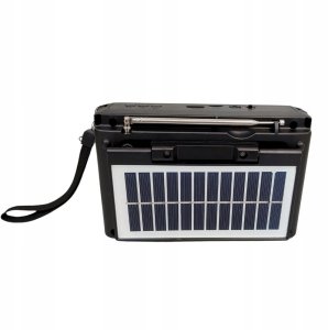RADIO PRZENOŚNE Z SOLAREM NER CZARNE LTC115UBT FM/AM/SW USB BLUETOOTH LXLTC115UBT 12