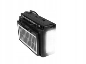 RADIO PRZENOŚNE Z SOLAREM NER CZARNE LTC115UBT FM/AM/SW USB BLUETOOTH LXLTC115UBT 5