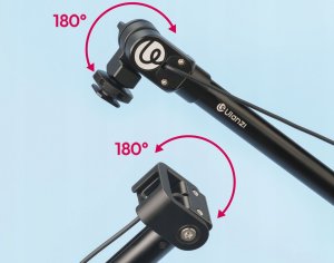 Statyw Wysięgnik Mikrofonowy Ramię Mikrofon 1m Z Kablem 3,5mm / Ulanzi / Zj08 7