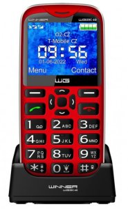 TELEFON WINNER GROUP WG20C 4G CZERWONY 2