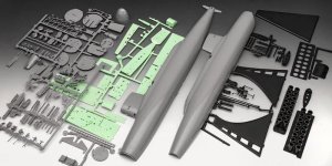 Model plastikowy Statek S.S.B. Abraham Lincoln W/IN 1/253 9