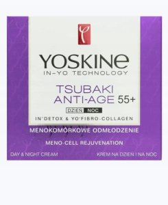Yoskine , Tsubaki 55+, Anti-Aging, Day & Night, Cream, Face, 50 ml For Women 4
