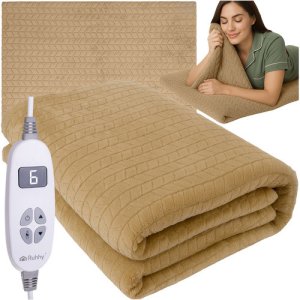 Ruhhy Mata- koc elektryczny 180x130cm beżowy 26224 2