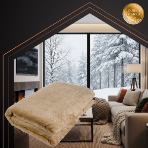 Ruhhy Mata- koc elektryczny 180x130cm beżowy 26224 4