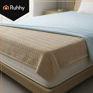 Ruhhy Mata- koc elektryczny 180x130cm beżowy 26224 5