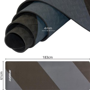 MATA DO JOGI I FITNESS TPE ANTYPOŚLIZGOWA SZARO-CZARNA ENERO FIT 5