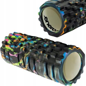 WAŁEK ROLLER DO ĆWICZEŃ CAMOUFLAGE 14x33CM ENERO FIT 3