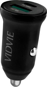 Ładowarka samochodowa 30 W USB + USB typu C z funkcją PowerDelivery i QuickCharge 7