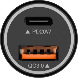 Ładowarka samochodowa 38W Kruger&amp;Matz z funkcjami Power Dedlivery oraz Quick Charge 5