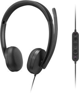 Lenovo VoIP Headset 5000 Zestaw słuchawkowy Przewodowa Opaska na głowę Biuro/centrum telefoniczne USB Type-C Czarny 14