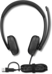 Lenovo VoIP Headset 5000 Zestaw słuchawkowy Przewodowa Opaska na głowę Biuro/centrum telefoniczne USB Type-C Czarny 3
