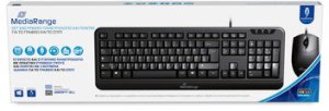 Klawiatura + mysz MediaRange Klawiatura+Mysz USB 2.0 czarny QWERTY 2