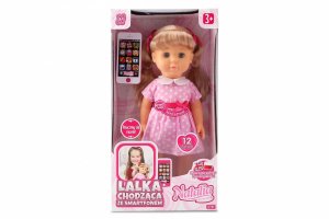 Artyk Lalka Natalia chodząca ze smartfonem 41cm 4