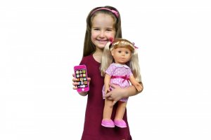 Artyk Lalka Natalia chodząca ze smartfonem 41cm 8