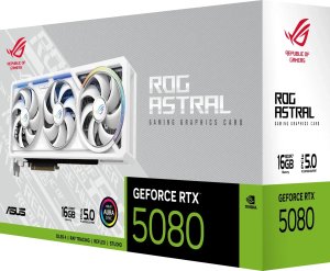 Karta graficzna Asus ROG Astral GeForce RTX 5080 White 16GB GDDR7 DLSS4 (ROG-ASTRAL-RTX5080-16G-WHITE) 14