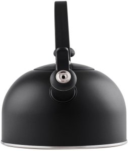 Czajnik z gwizdkiem stalowy czarny 2 l 3