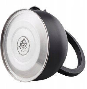 Czajnik z gwizdkiem stalowy czarny 2 l 4