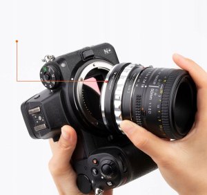 Adapter Redukcja Na Obiektyw Nikon G Af-s Do Nikon Z Z-mount K&f Concept / Kf06.369 / Nik F(g) - Nik Z 3