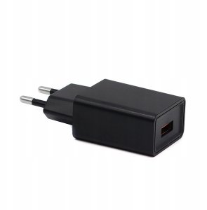 Denmen Ładowarka sieciowa USB + kabel USB - Typ-C 2.4A 12W Czarny DC01TB 4