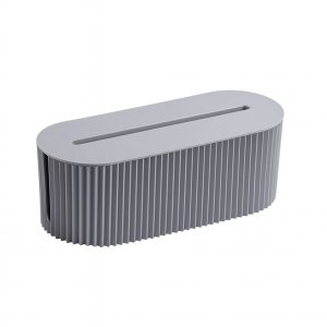 DA444 Organizer pudełko na kable szary 2
