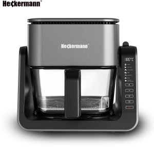 Frytkownica beztłuszczowa Heckermann Frytkownica beztłuszczowa AF538T 1700W 4L z płytą grzewczą 15