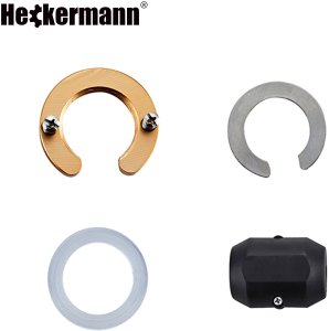 Bateria kuchenna Heckermann SZ-888 Złota Kran do zlewu z wyciąganą wylewką 15