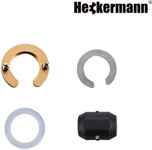 Bateria kuchenna Heckermann SZ-888 Czarna Kran do zlewu z wyciąganą wylewką 12